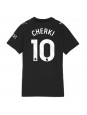 Billige Manchester City Rayan Cherki #10 Bortedrakt Dame 2025-26 Kortermet